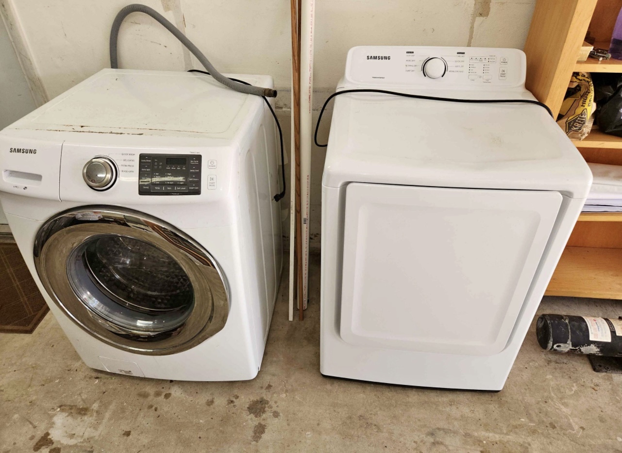 Samsung Front-Load Washer & Top-Load Dryer — Davie