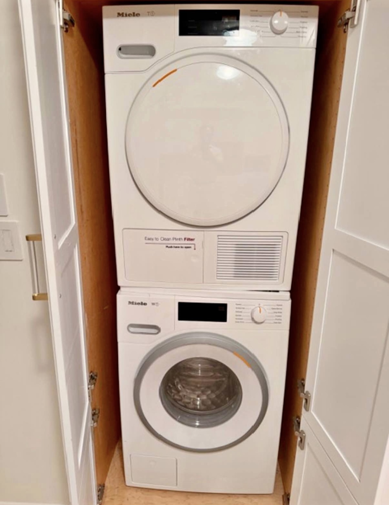 Miele Stacked Washer & Heat-Pump Dryer — Bal Harbour