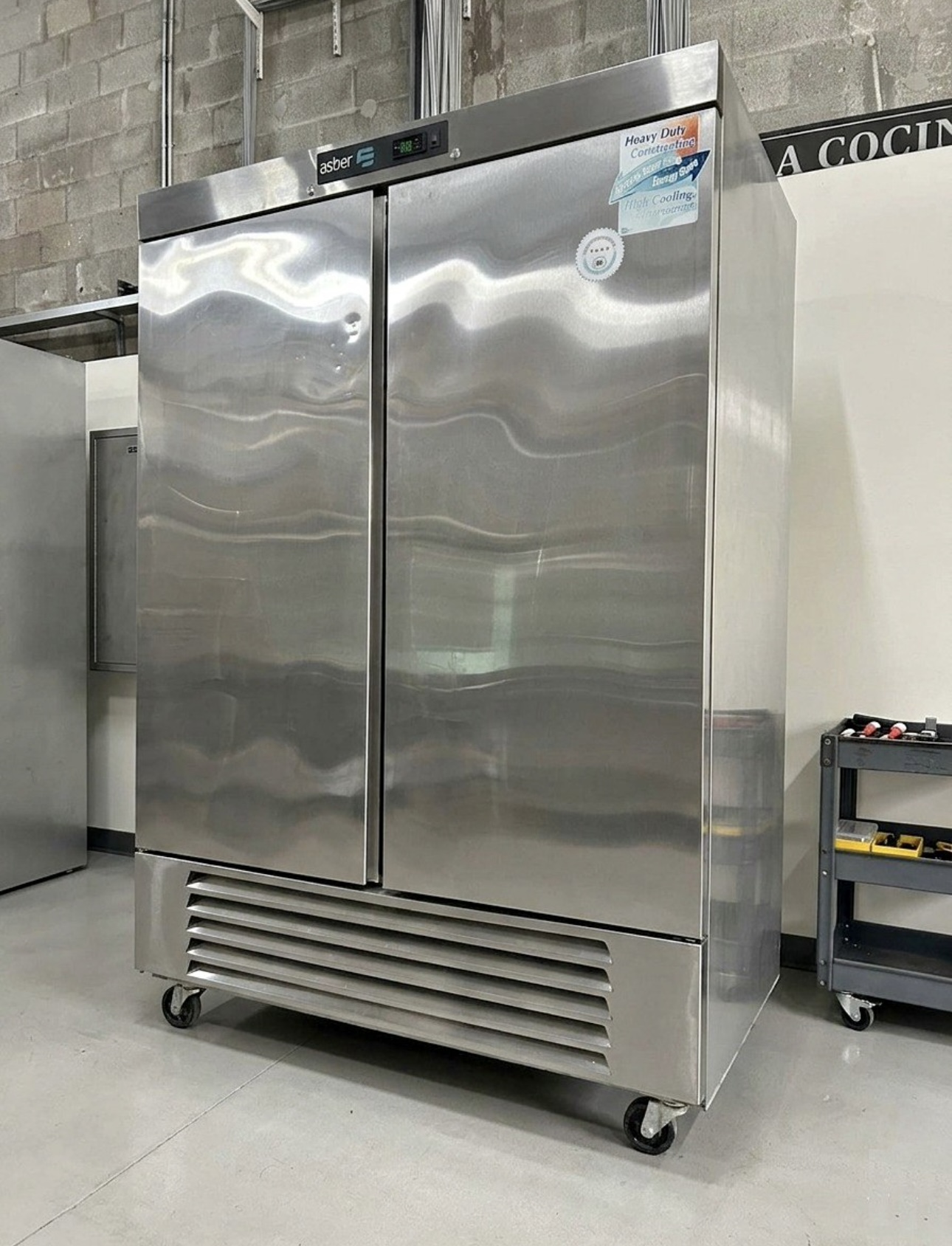 Asber Commercial 2-Door Reach-In Refrigerator — Doral
